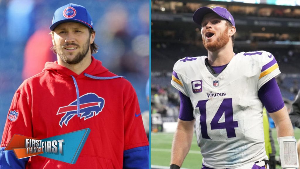 Josh Allen meluncur, Sam Darnold mendaki Gunung Mahomes di Minggu ke-17 | Hal Pertama Yang Pertama