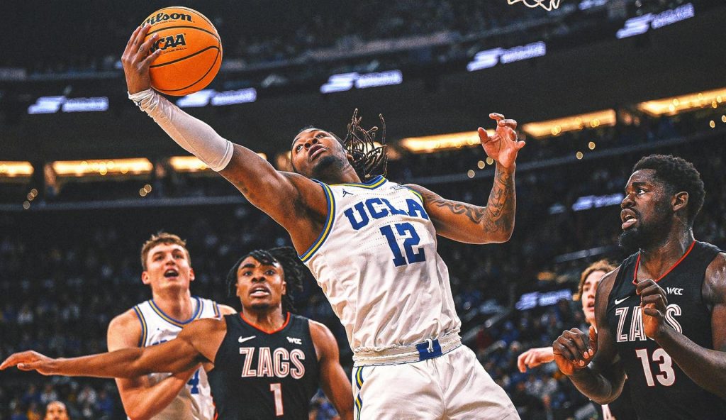 UCLA No. 22 mengungguli Gonzaga No. 14 dalam pertandingan hoop perguruan tinggi pertama di Intuit Dome