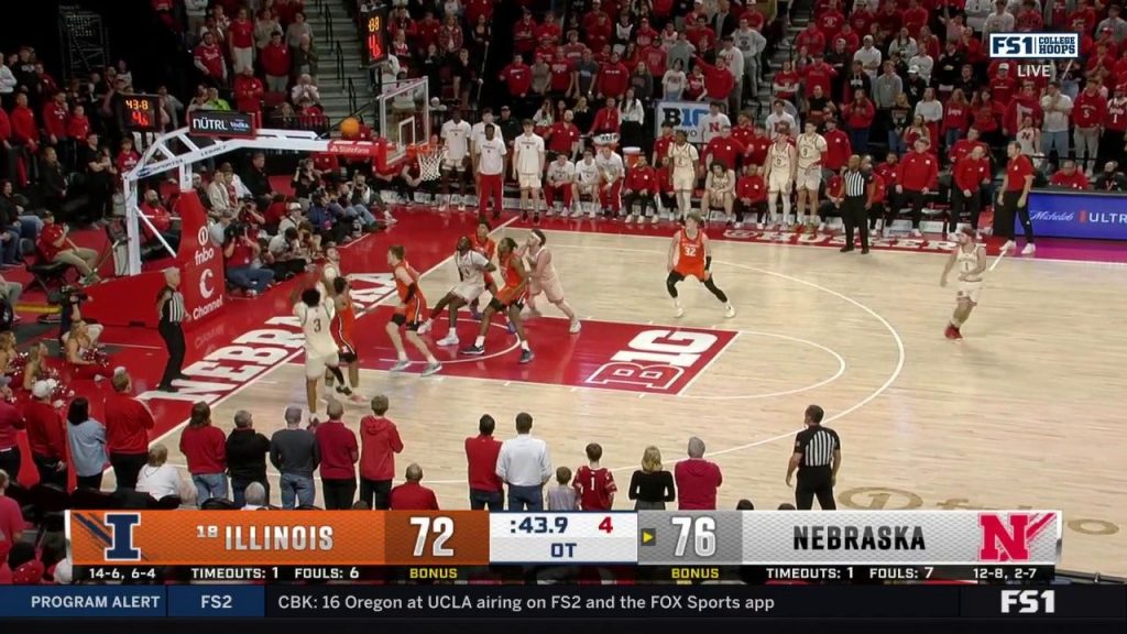 Brice Williams Membuat Jumper Untuk Menyegel Kemenangan 80-74 Nebraska atas Illinois