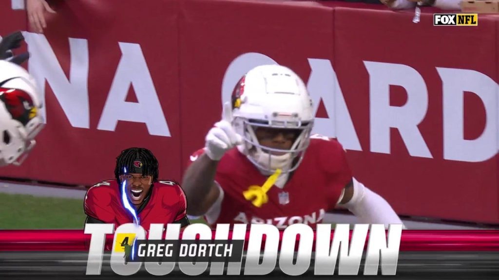 Kyler Murray memukul Greg Dortch pada TD 23 yard, memberi Cardinals keunggulan 10-3 vs 49ers | Sorotan NFL