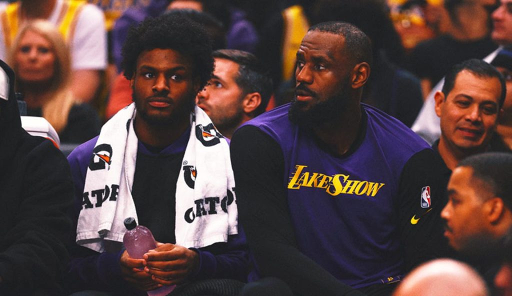 LeBron James dari Lakers, Bronny James dilaporkan menolak undangan Skills Challenge