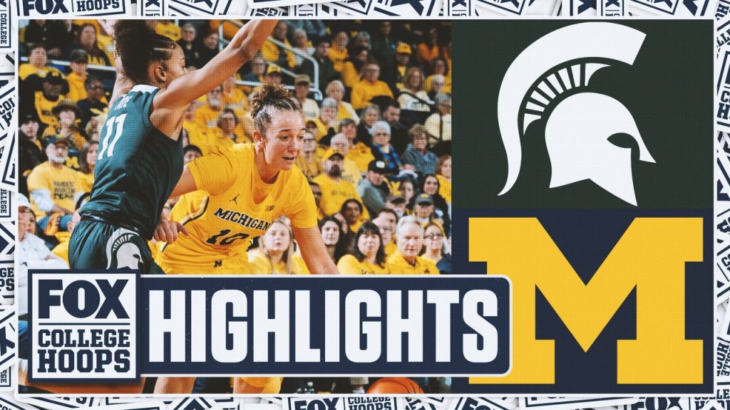 No. 21 Michigan State Spartans vs. No. 24 Michigan Wolverines Sorotan | Fox College Hoops