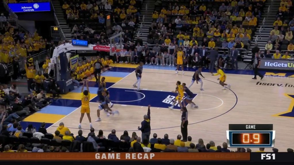 Royce Parham melepaskan tembakan tiga angka untuk mengalahkan bel turun minum, memperluas keunggulan Marquette vs. Villanova