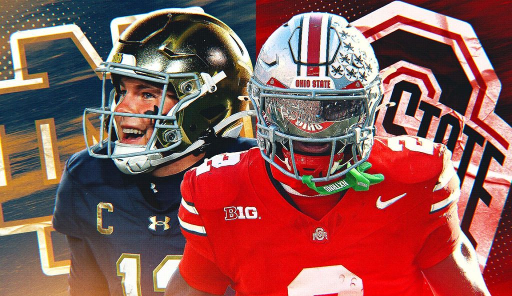 Semua mata tertuju pada pertarungan Riley Leonard vs. Caleb Downs di Kejuaraan Nasional CFP