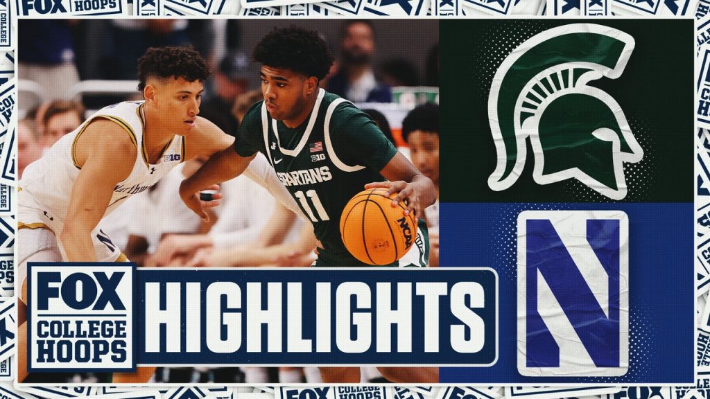 Sorotan Michigan State Spartans vs.Northwestern Wildcats | Lingkaran Perguruan Tinggi FOX