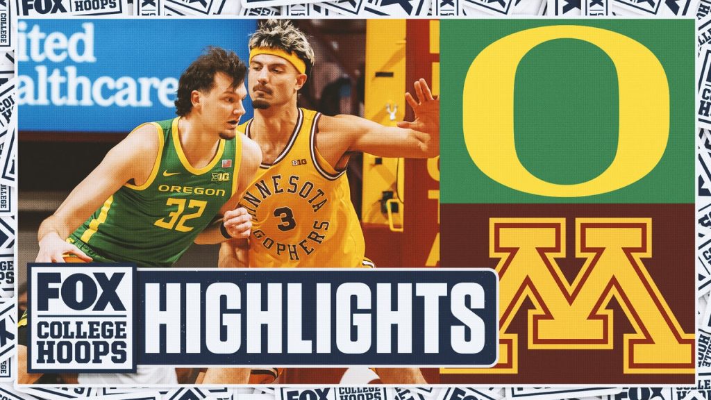 Sorotan Minnesota Golden Gophers vs.15 Oregon Ducks | CBB di FOX