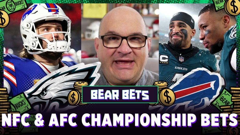 Taruhan Terbaik Kejuaraan NFC & AFC: Total Tim Eagles & Josh Allen Bergegas Beberapa Yard