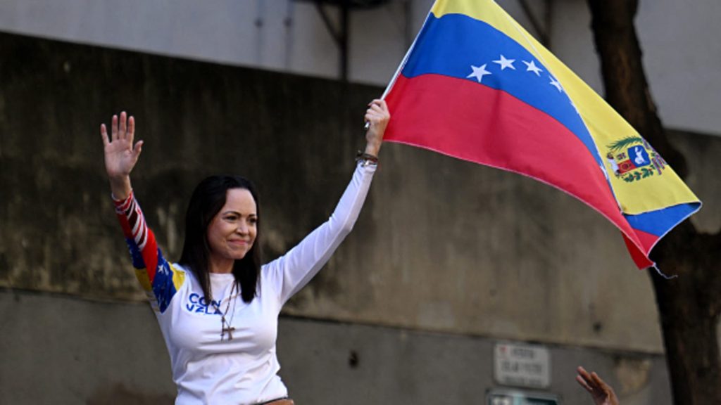 Venezuela opposition leader Machado arrested, local media says, citing staffer