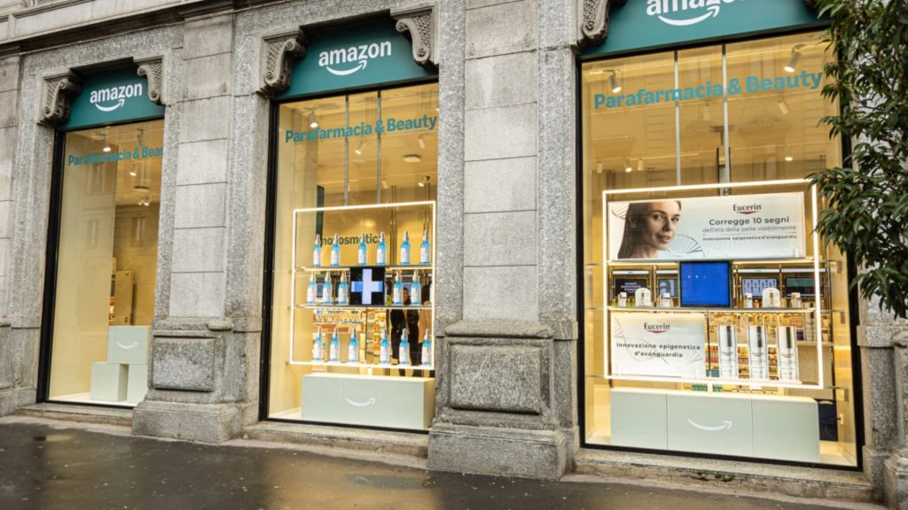 Amazon opens its first beauty and personal care store in Italy