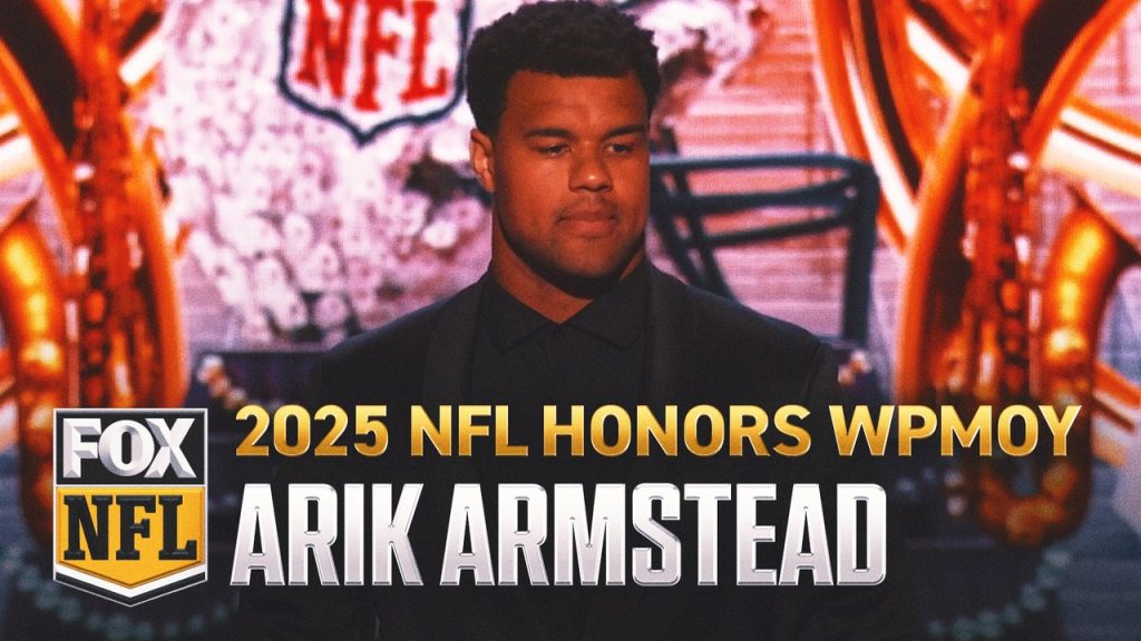 Arik Armstead memenangkan Walter Payton Man of the Year | 2025 NFL Honours