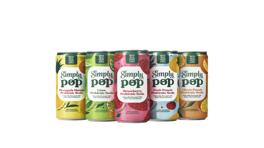 Coca-Cola launches Simply Pop prebiotic soda to rival Olipop, Poppi