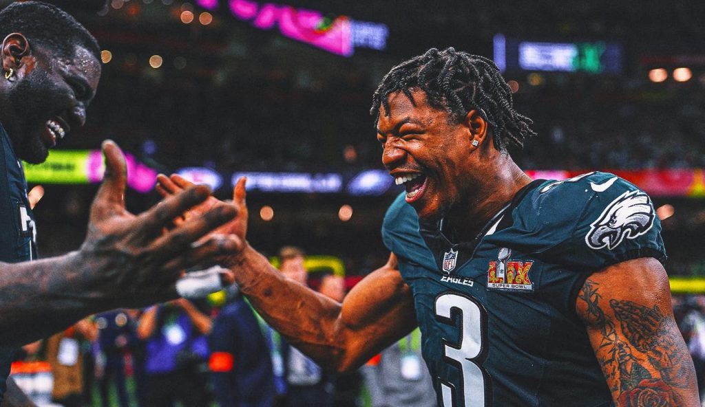 Eagles LB Nolan Smith dimainkan melalui Super Bowl Lix dengan trisep yang robek