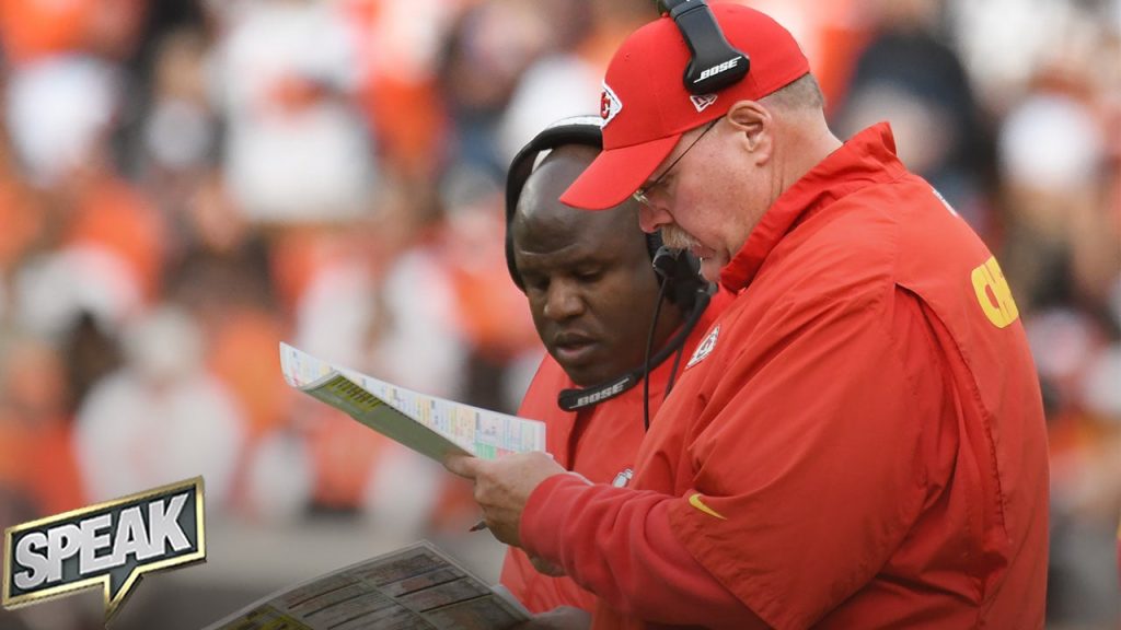 Eric Bieniemy membahas apa yang dia inginkan dalam pekerjaan berikutnya dan apakah dia akan bergabung kembali dengan Kepala Kota Kansas dengan Andy Reid | Berbicara