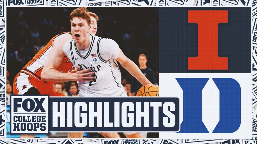 Illinois Fighting Illini vs. 3 Duke Blue Devils | Fox College Hoops