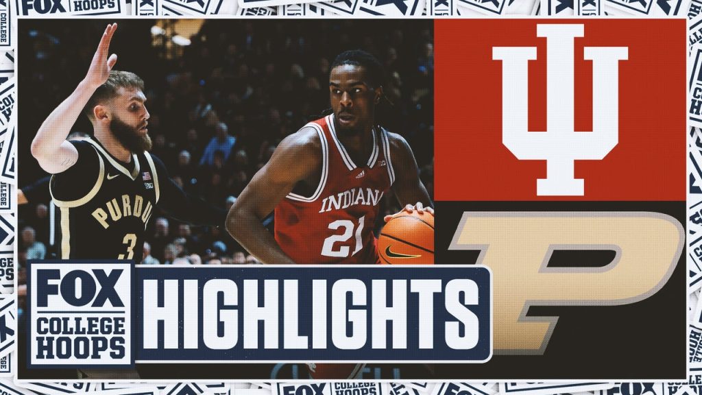 Indiana Hoosiers vs. No. 10 Purdue Boilermakers Sorotan | Fox College Hoops