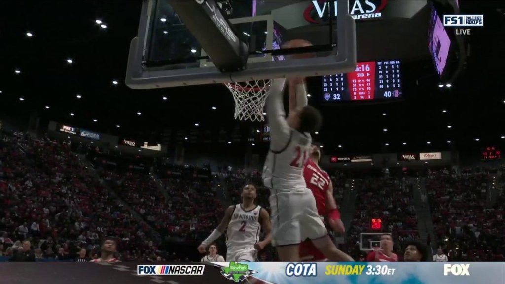 Miles Byrd melempar dunk, memperpanjang keunggulan Negara Bagian San Diego atas New Mexico