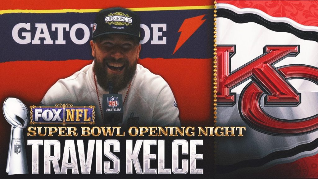 Momen terbaik Travis Kelce selama malam pembukaan Super Bowl Lix | NFL di Fox