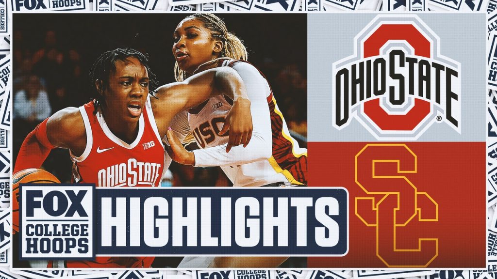 No. 8 Ohio State Buckeyes vs. JuJu Watkins, No. 9 USC Trojans Sorotan | Fox College Hoops