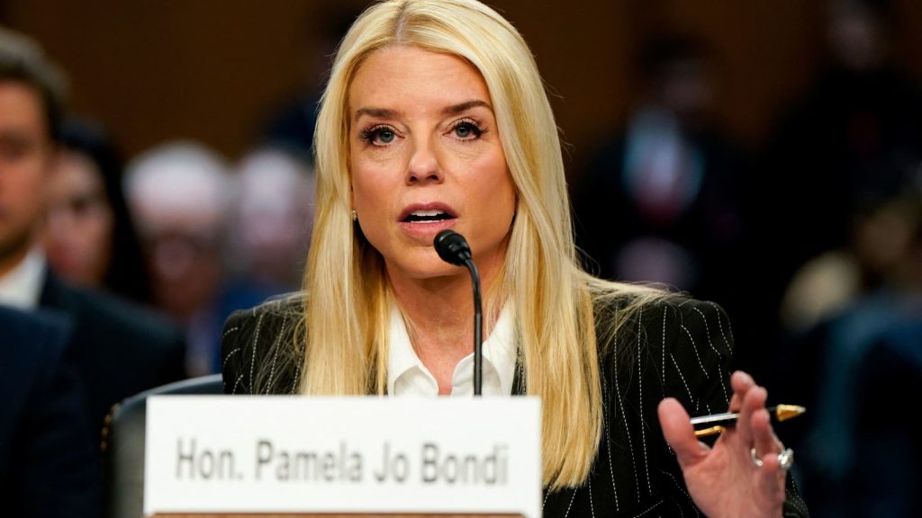 Senate confirms Trump’s nominee Pam Bondi as attorney general