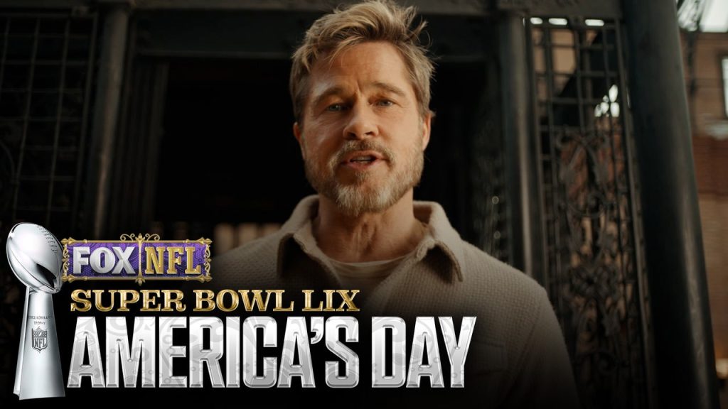 Super Bowl Lix: Brad Pitt menjelaskan apa artinya menjadi orang Amerika di Super Bowl Sunday | NFL di Fox