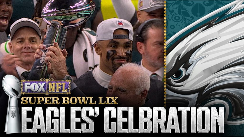 Upacara Trofi Super Bowl Lix Philadelphia Eagles, Jalen Hurts Win Super Bowl Lix MVP | NFL di Fox