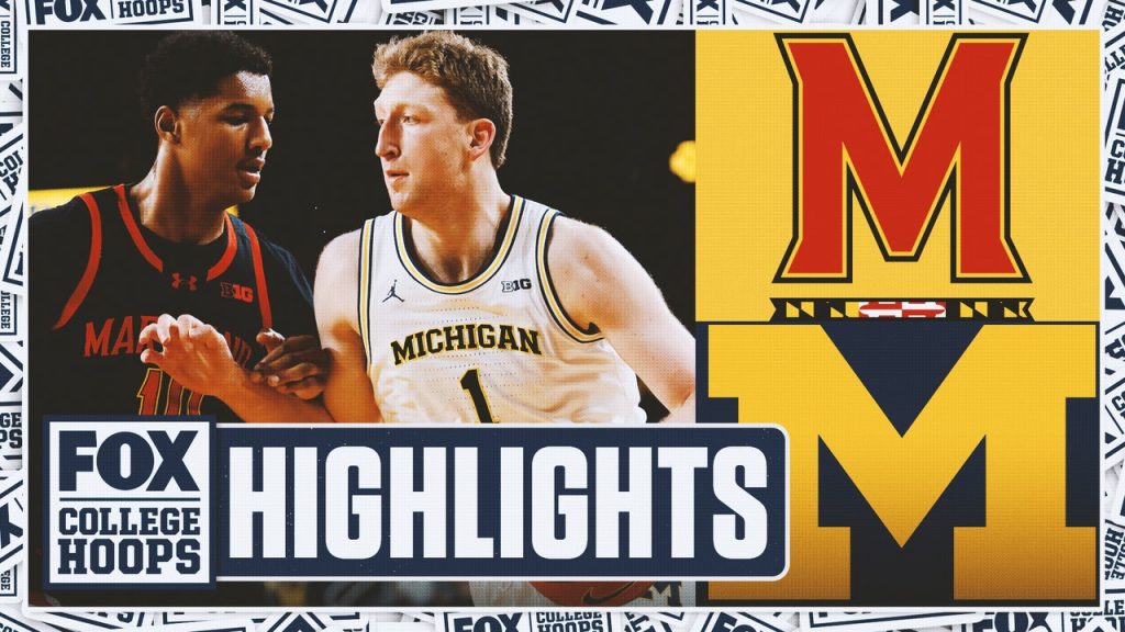 13 Maryland Terrapins vs. No.17 Michigan Wolverines Sorotan | Fox College Hoops