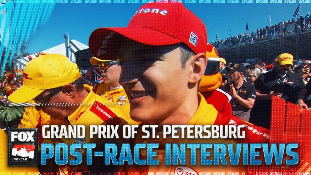 Alex Palou, Josef Newgarden dan wawancara pasca perlombaan lainnya dari St. Petersburg | Indycar di Fox