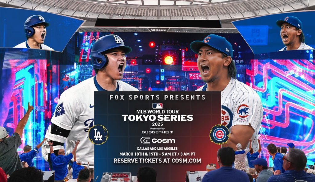 Fox Sports Presents 2025 MLB Tokyo Series di Cosm: Detail Tiket & Informasi