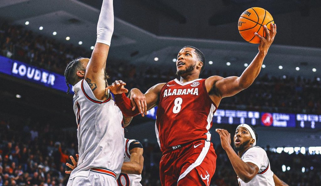 Mark Sears ‘Floater di OT Buzzer Mengirim No. 7 Alabama Past No. 1 Auburn, 93-91