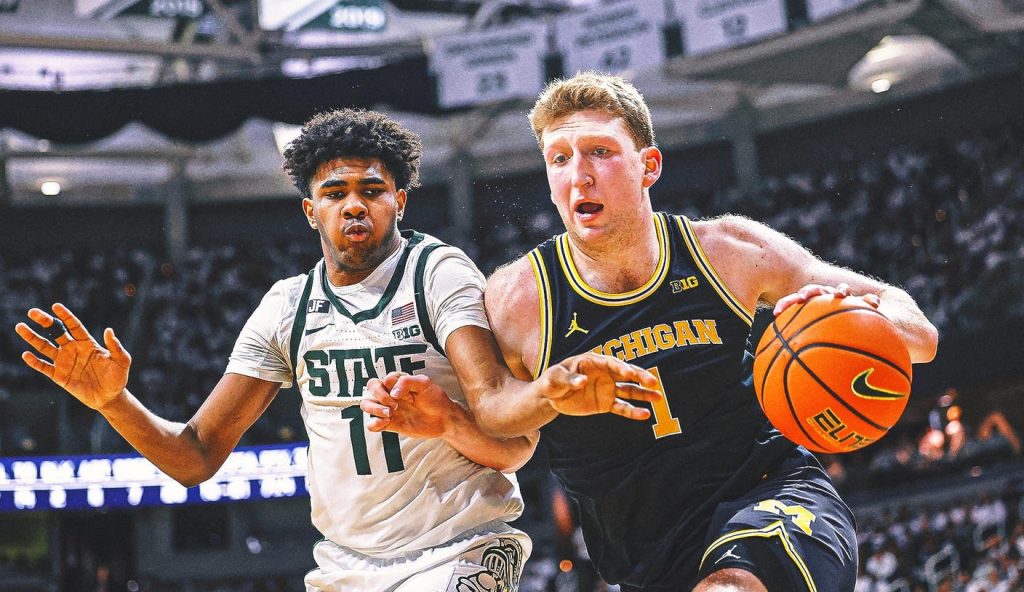 No. 8 Michigan State Tops No. 17 Michigan, memenangkan gelar Sepuluh Besar dengan tiga pertandingan